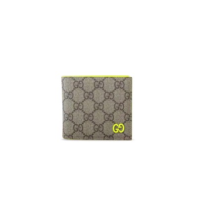 GUCCI GREEN INTERIOR GG COIN WALLET 768244 (21*9cm)